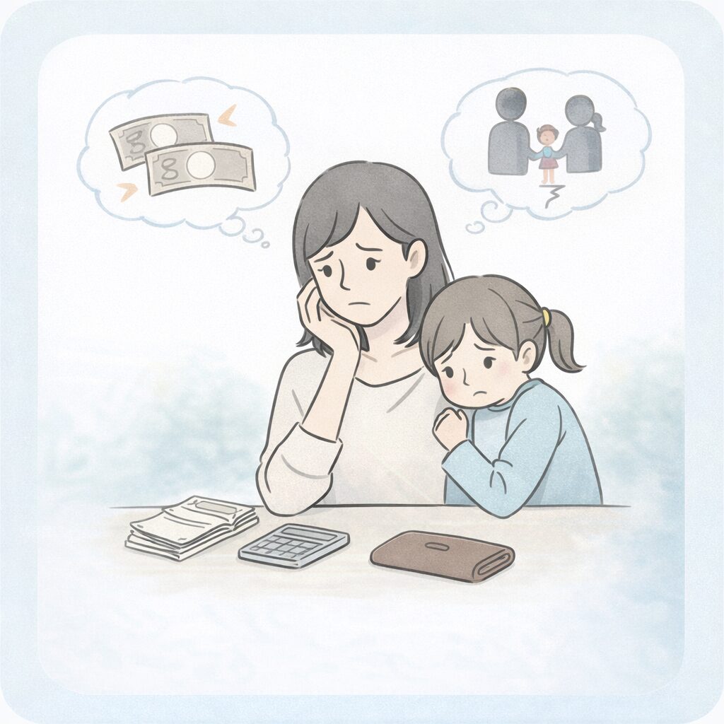 生活費を渡されない・経済的不安